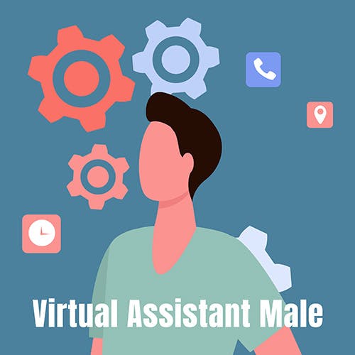 Virtual Assistant Male album cover